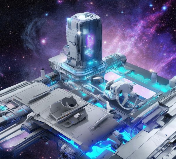 宇宙科技活动方案绘画